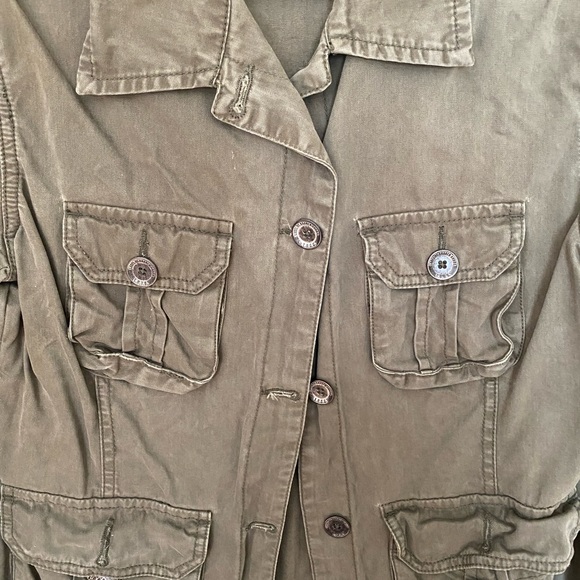 H&M - dark green utility jacket - Picture 3 of 3